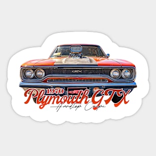 1970 Plymouth GTX Hardtop Coupe Sticker